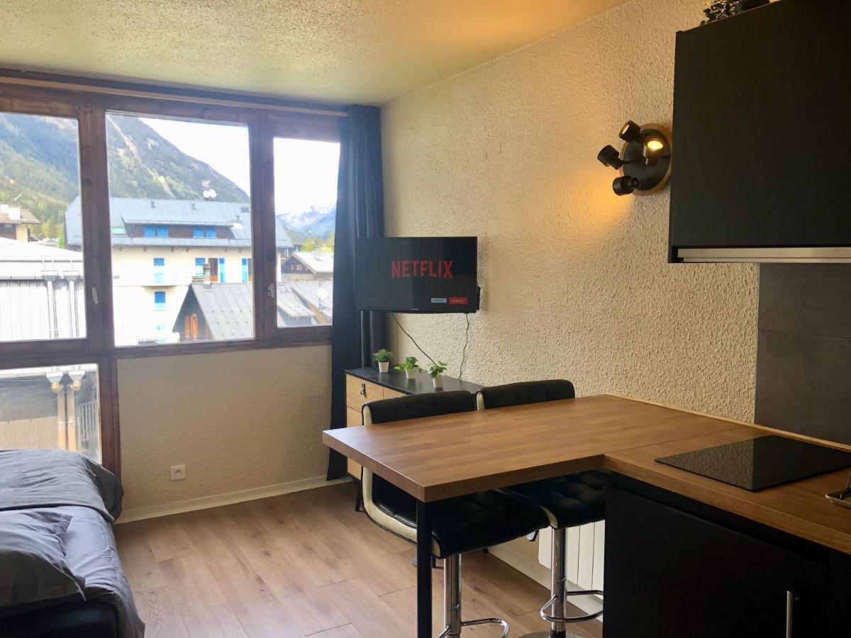 Studio Lumineux Neuf Dans L'Hyper Centre Avec Vue Chamonix Zewnętrze zdjęcie